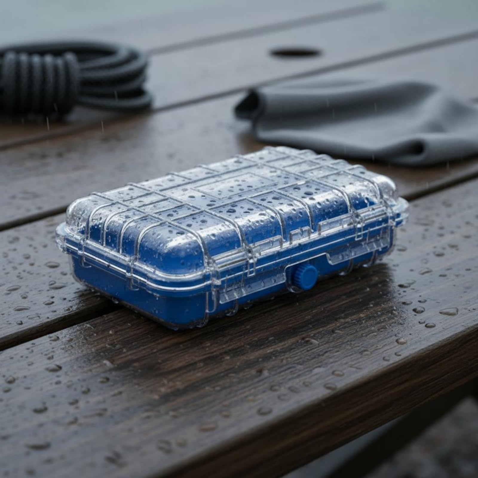 Scatola Portaattrezzi Impermeabile Antiurto Custodia Rigida Impermeabile Chiusura Sicura Valigetta Tecnologica in Plastica per Cantiere, style to 5