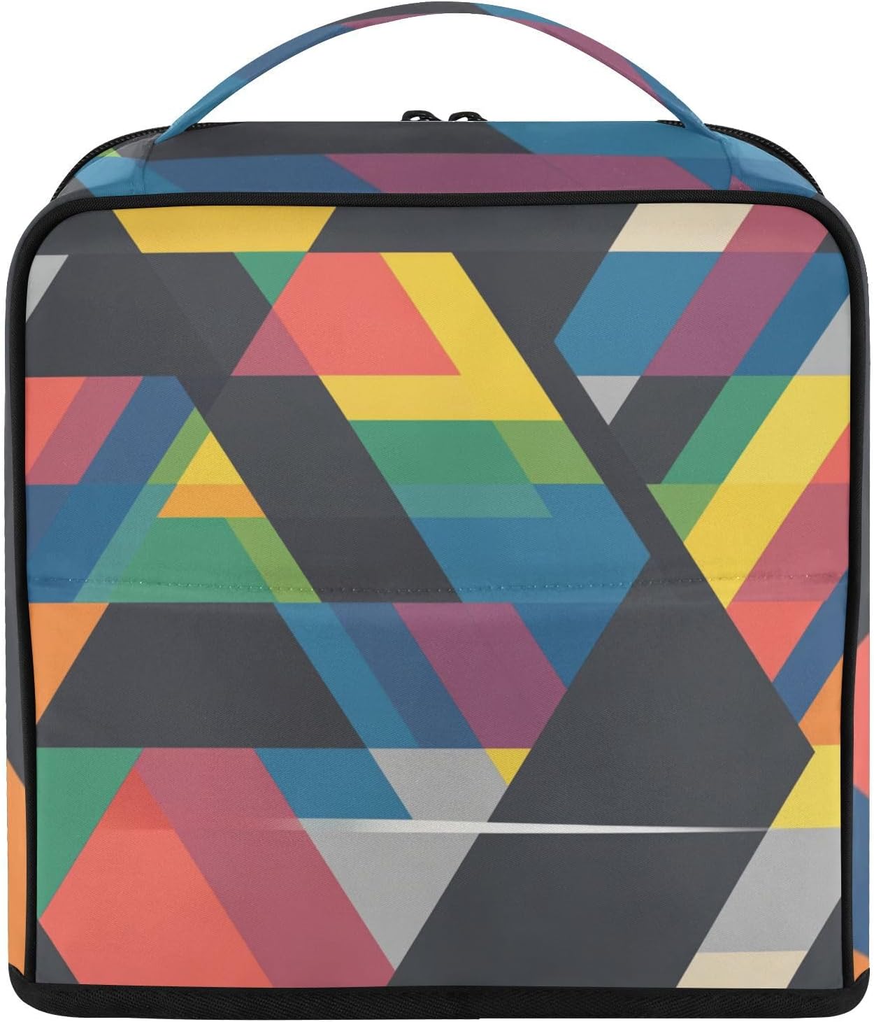 Standing Makeup Bag Rainbow Prism Toiletry Bag
