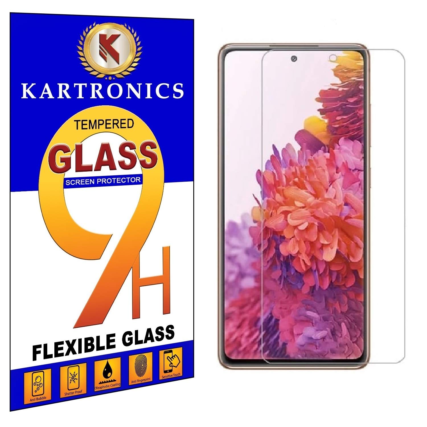Kartronics Compatible with (Pack of 2) Samsung S20 FE 4G/5G Tempered Glass Screen Protector Slim 9H Hard 2.5D with Full Installation Kit and Warranty [Note: It is not Edge to Edge Glass] (B08X3G4Y6N) Amazon Price History, Amazon Price Tracker