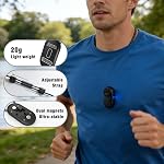 Mini Caméra corps avec pendentif magnétique & Etui étanche, 0.92 oz Taille de la pousse Cam, Bodycam pour la randonnée, Voyage, Vlogging, Portable POV Caméra d'action pour le surf, le snorkeling