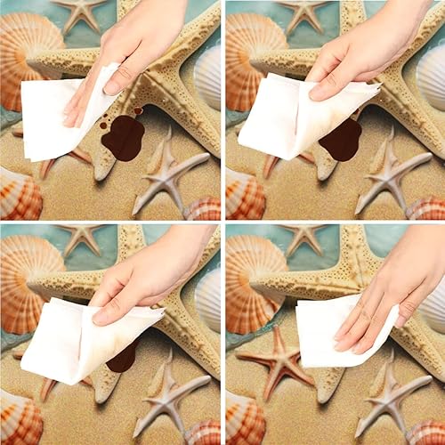 Vista 169 de Pardick Mantel redondo elástico con diseño de hojas de otoño, mantel redondo ajustable de 36 a 42 pulgadas, mantel circular impermeable, lavable