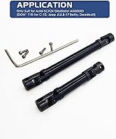 Vista 3 de Eje de transmisión RC Eje central delantero trasero de acero para SCX24 Gladiator AXI00005 Piezas de actualización axial 1/24 RC Crawler Car