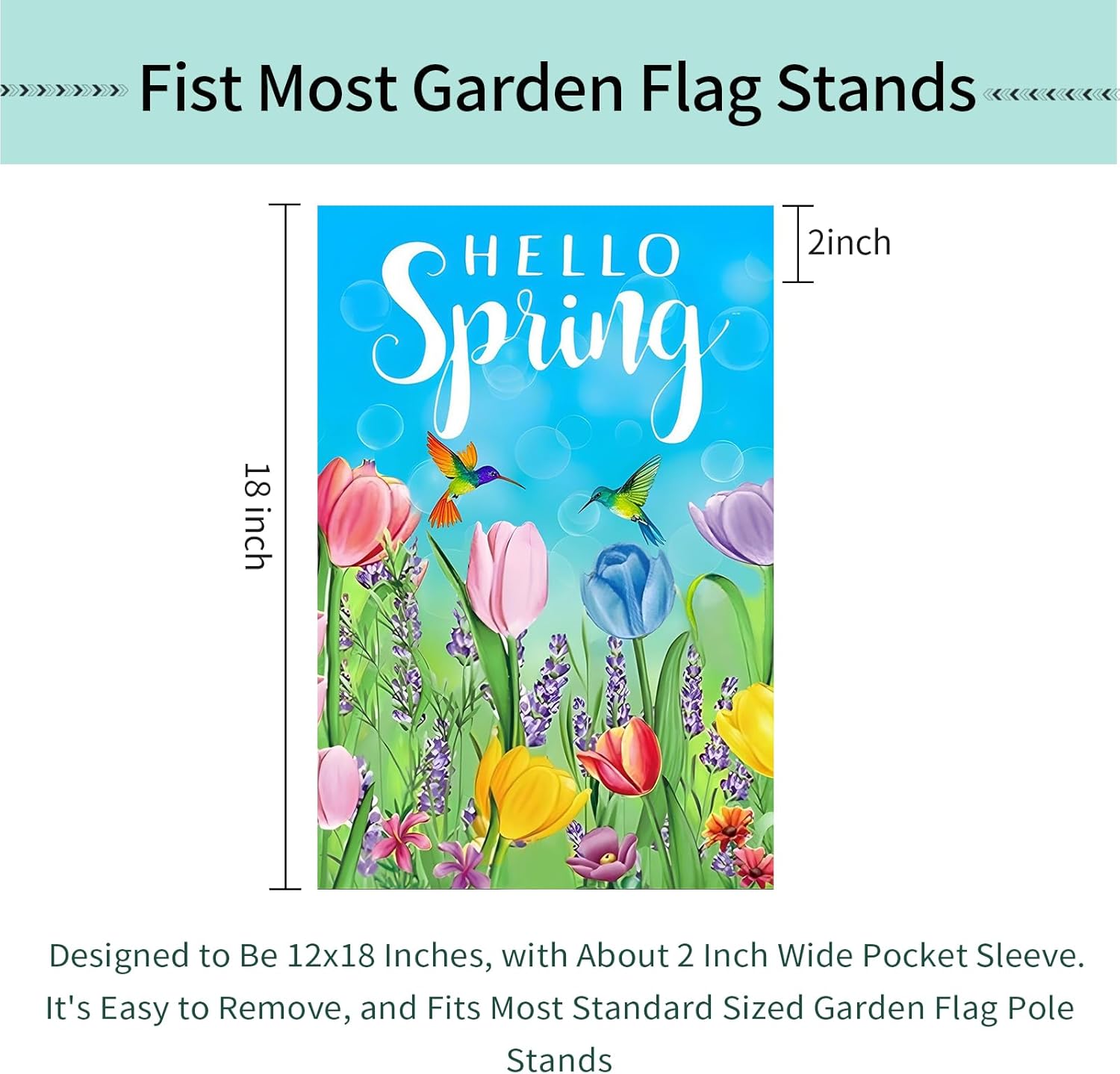 Seasonal Garden Flags Set of 12, Double Sided12x18 Inch Yard Flags, Small Garden Flags for Outside, Christmas Garden Flag, Fall Winter Halloween Outdoor Flag, Holiday Garden Decor for All Season - Image 5