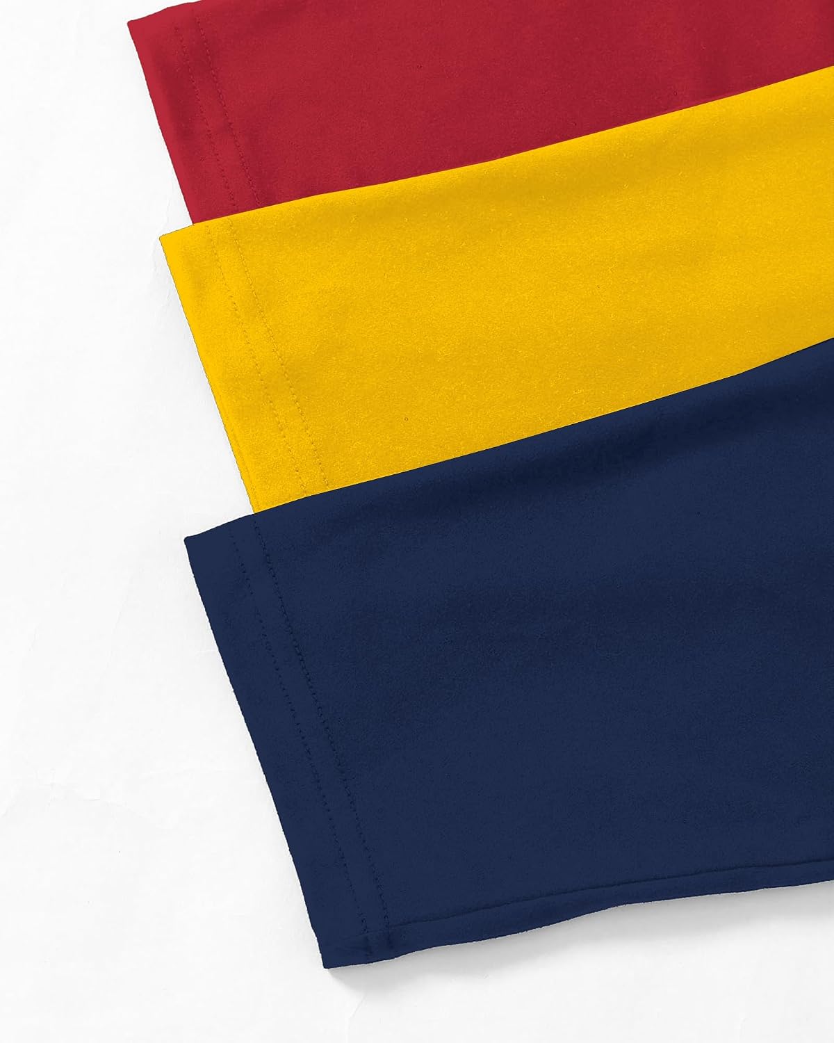 PureChapter 3 Pack Boys Long Sleeve Athletic Shirts Color Blocked Casual Baseball Shirts for Boys