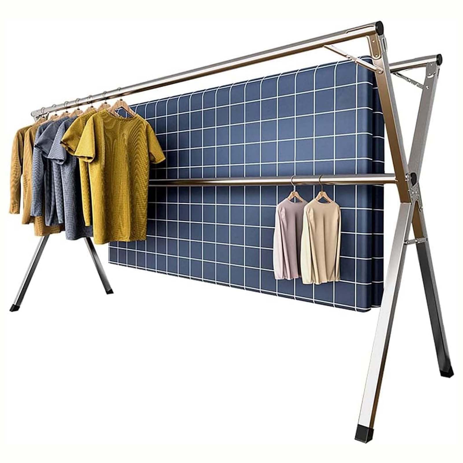 Étendoir à linge robuste pour étendre vos draps au jardin ou sur le balcon