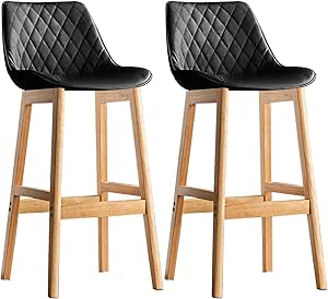 Wahson Set di 2 Sgabelli da Bar Sgabelli Cucina Moderni in Tessuto di