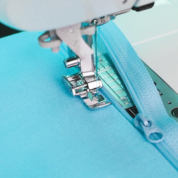 Prensatelas ancho para cremallera para máquina de coser miniatura 5
