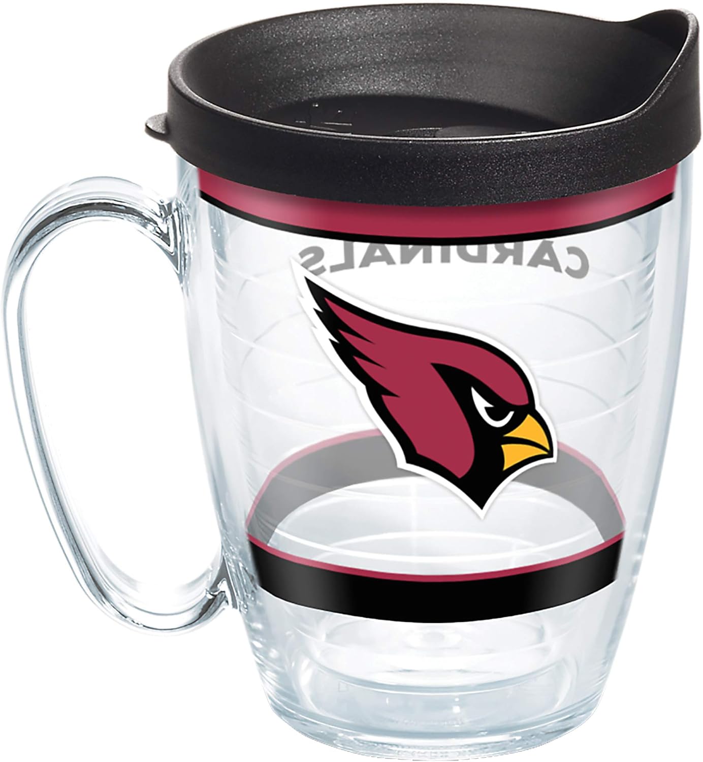 Tervis NFL Arizona Cardinals - Tradition Made in USA Double Walled Insulated Tumbler Travel Cup Keeps Drinks Cold & Hot, 16oz Mug, Classic