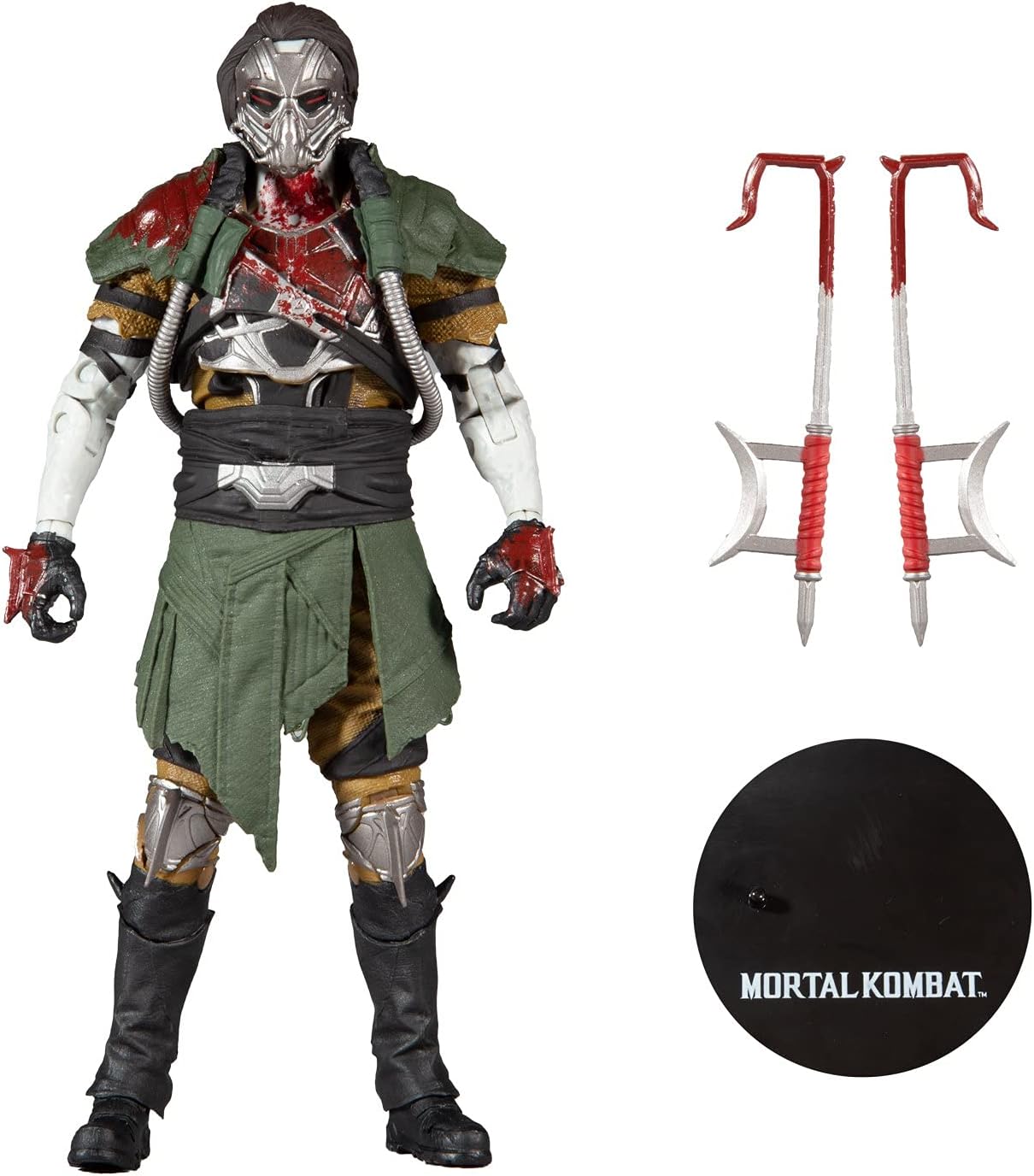 McFarlane Mortal Kombat 7IN Figures WV6 - KABAL (Bloody), 11067