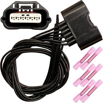 S2822 Mass Air Flow MAF Sensor Connector Wiring Harness Compatible with Nissan Sentra Altima/Infiniti Q50 Q60 QX50 / Transit 150 250 350 Replaces CONB11352 22680-7S000 22680-CA000