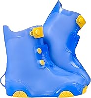 Vista 14 de Cubiertas para zapatos de lluvia para niños, impermeables, para niños y niñas, reutilizables
