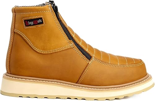 King Welt Ultra Flex 6 "339 cremallera doble densidad ligero hombres botas de trabajo