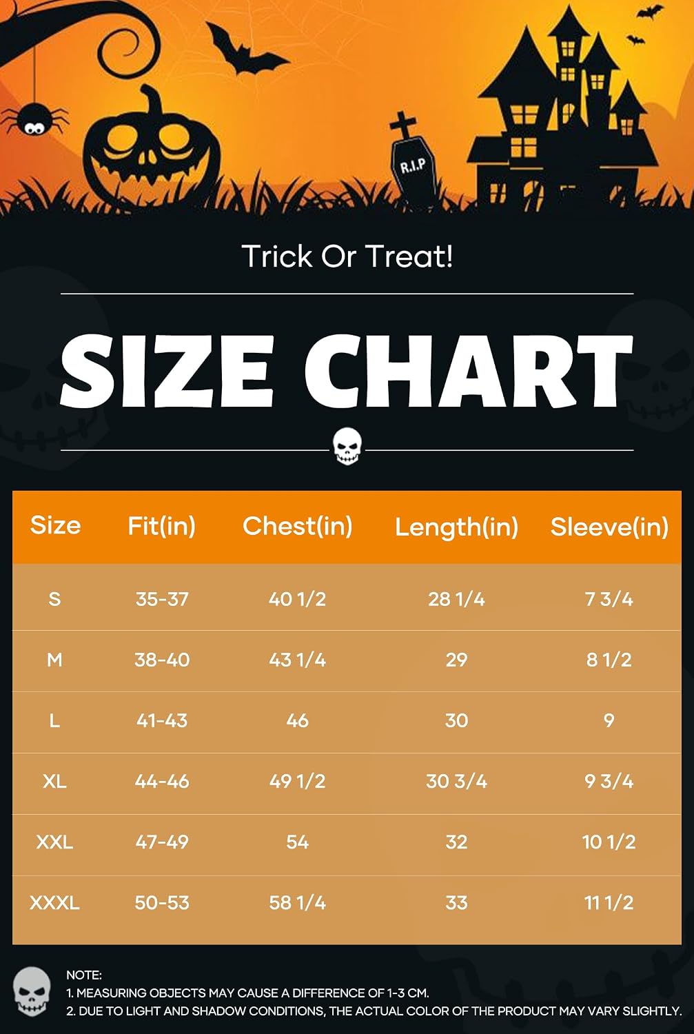 Arvilhill Men's Halloween Shirts Short Sleeve Skeleton Pumking Button Up Shirt (S-3XL)