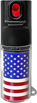 Mace Brand Chameleon Pepper Spray â€” Change Look of Spray with Included Skins, American Flag, Beach & Camo Patterns â€” 10â€™ Pepper Spray, Mace Self Defense Pepper Spray for Women/Men, Made in The USA