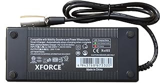 4 Amps Charger Compatible with Dalton Medical ePower, Dalton Medical Primechair Mid-Wheel Drive, Dalton Medical Primechair Rear-Wheel Drive Power Wheelchair and Mobility Scooter