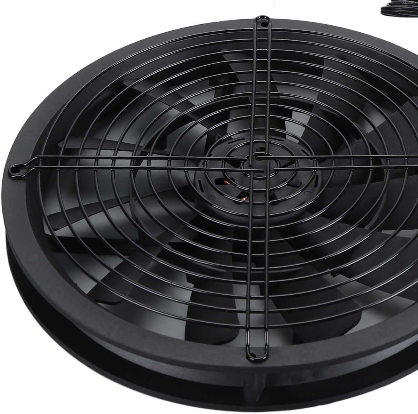 Pwshymi 20W Solar Exhaust Fan, High Speed Ventilation Fan with 25cm ABS Blades for Chicken Coop Barn Greenhouse Pet House