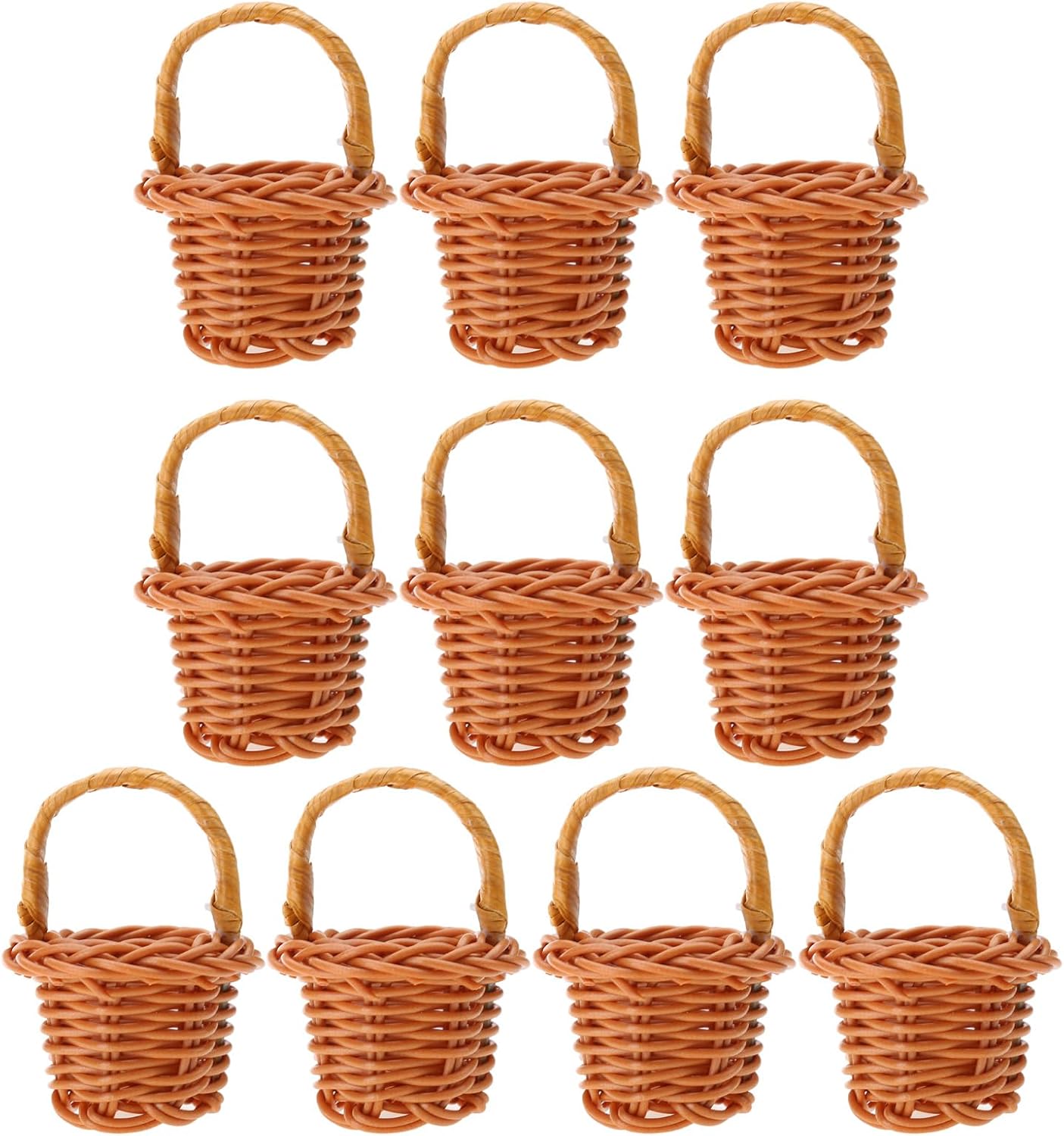 10 Pack with Handle Small Flowers Picnics Miniature Practical Storage Tool image 5
