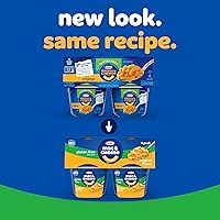 Vista 4 de Kraft Cena original de macarrones y queso sin gluten (paquete de 4 unidades, tazas de 1.9 onzas)