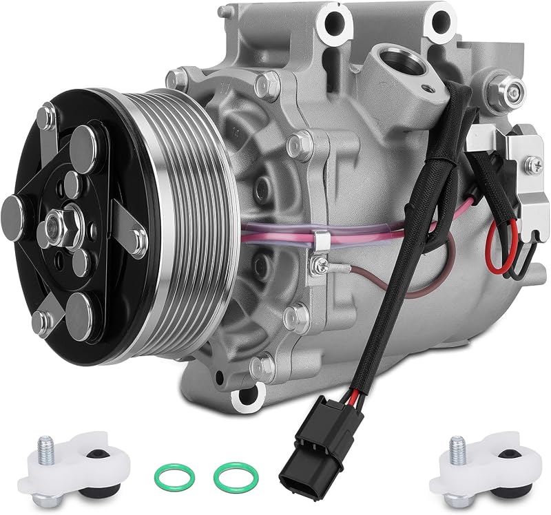 Compressor de ar-condicionado automotivo com embreagem YEHERIT para Honda Civic 1.8L 2006 a 2011 – 1 unidade