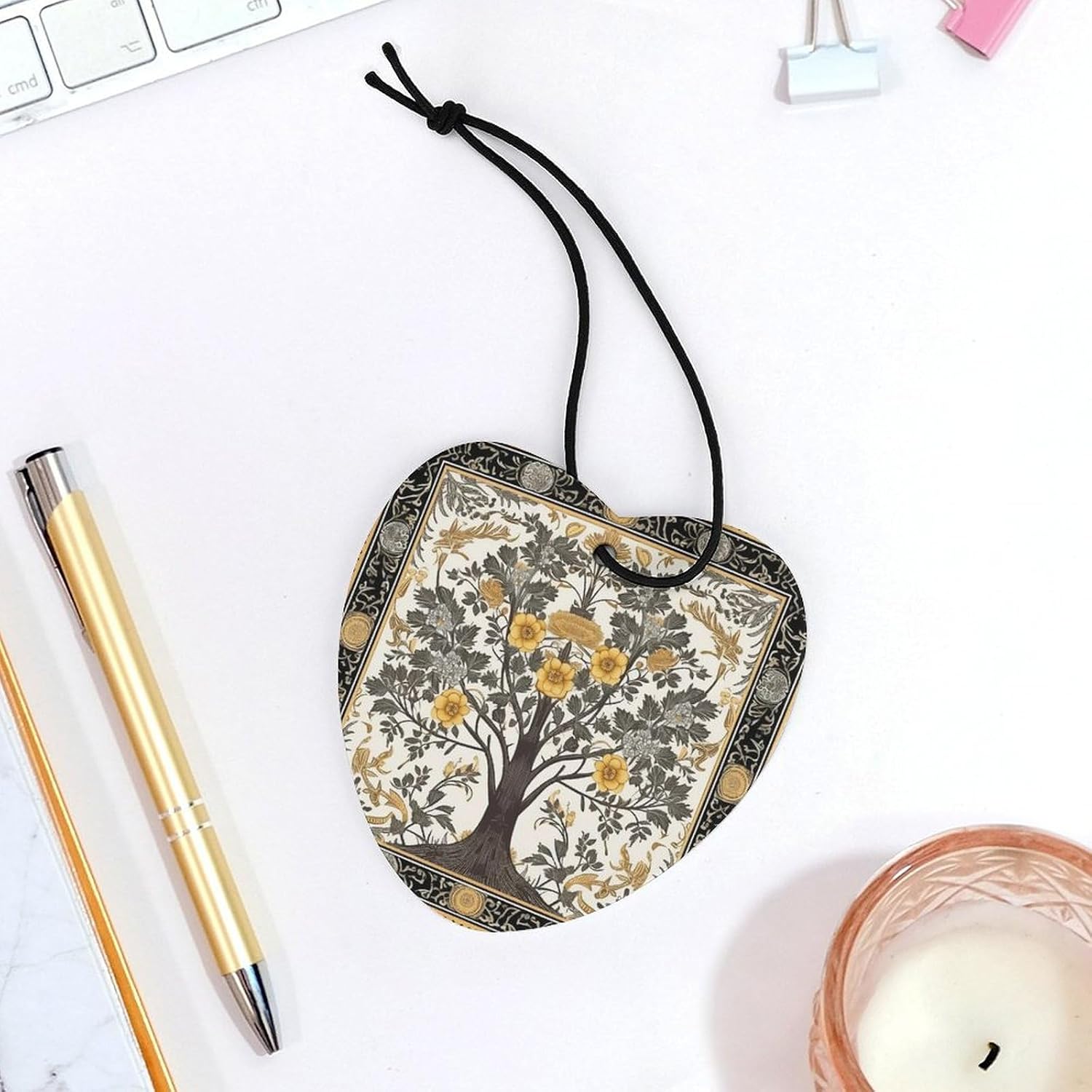 Car Air Fresheners Hanging Long Lasting Car Freshie With Tree Pattern Printed Picture