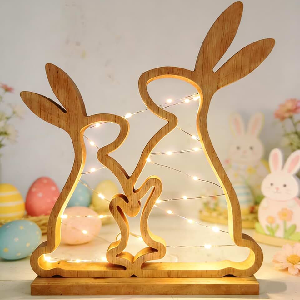 Coniglio Legno LED YOUYIKE