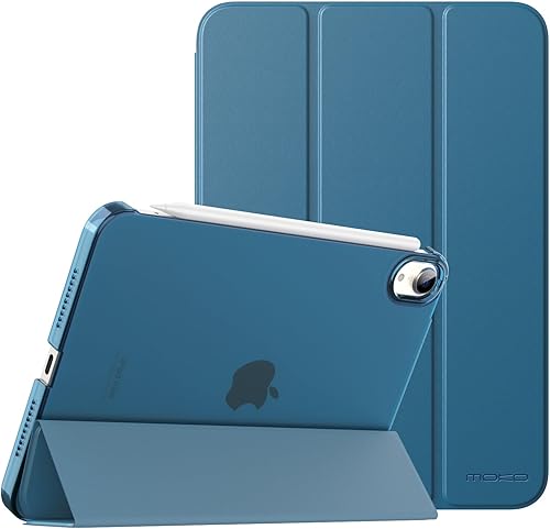 Miniatura 146 de MoKo Funda para iPad mini 7 (A17 Pro) Generation Case 2024, iPad mini 6 2021, funda delgada y ligera de 8.3 pulgadas de carcasa de policarbonato