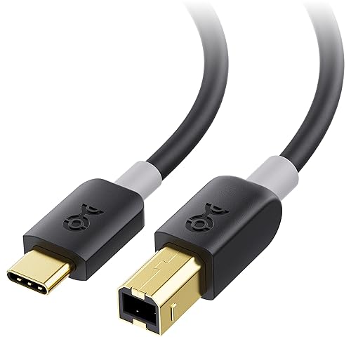 Miniatura 9 de Cable Matters Cable de impresora USB C de 9.8 pies (cable USB C a USB B, cable USB B a USB C) compatible con impresora, controlador MIDI, teclado