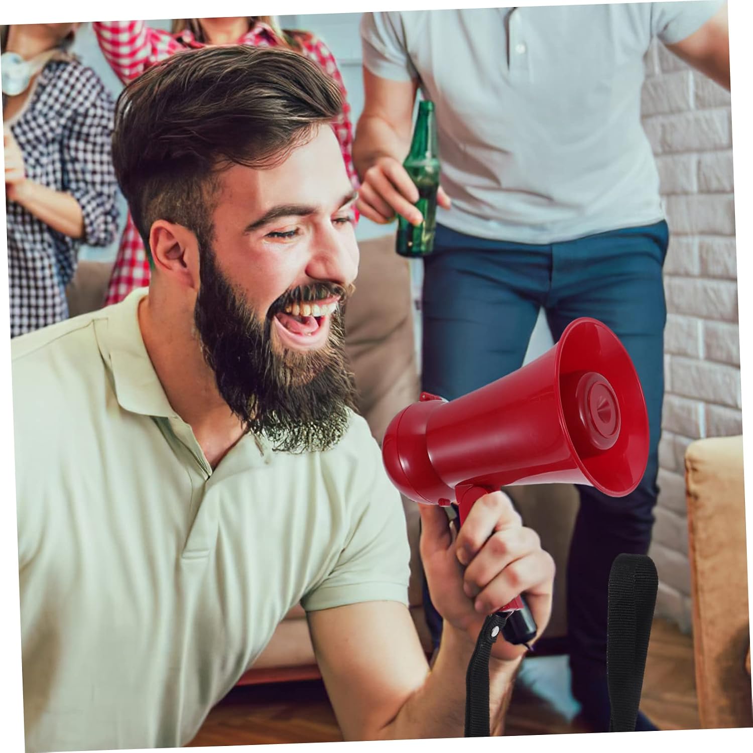 BESPORTBLE Handheld Amplifier Portable Megaphone for Sports Cheer Megaphone Volume Control Roller for Events