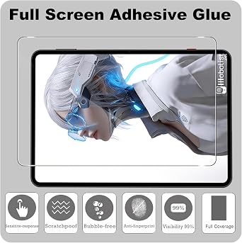 KZIOACSH Case for RedMagic Astra 2/RedMagic Gaming Tablet 5 Pro 9.06 Inch with 2 Screen Protector, Corner Protection Ultra Transparent Anti-Scratch Shock Absorption Soft TPU Rugged Bumper Cover