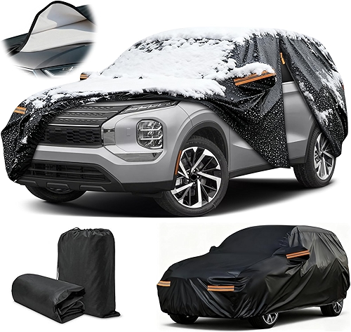 Capa de carro para Mitsubishi Outlander, Nissan Murano 2015-2024, capa espessa para Outlander, capa Outlander de ajuste personalizado 2005-2025, capa de carro com proteção solar de granizo de neve
