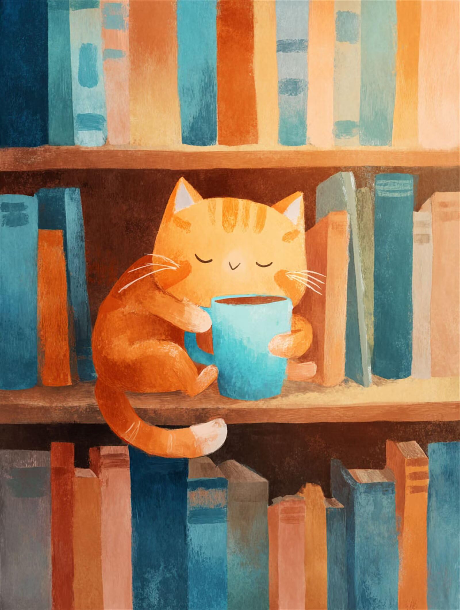 Dipingere con i Numeri Adulti gatto, Cartoni animati Dipingere con i Numeri Bambini DIY Kit, Set Premium con Pennelli, Decorazione Casa & Creativo Regalo, Attività di Tempo libero 90x120cm z-290