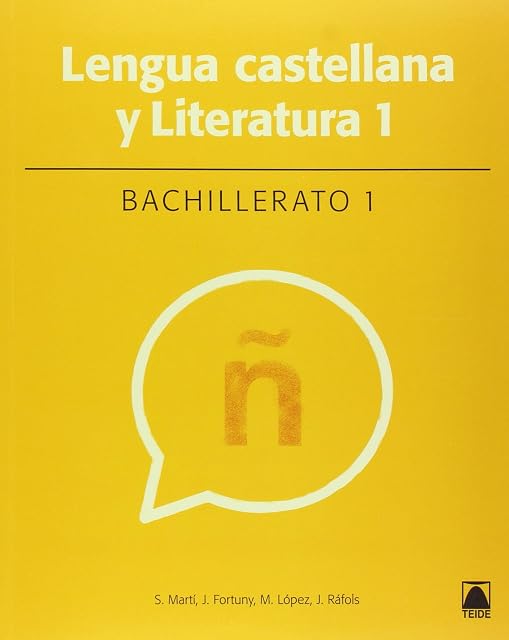 Portada de Lengua y Literatura 1º Bachillerato Ed 2015