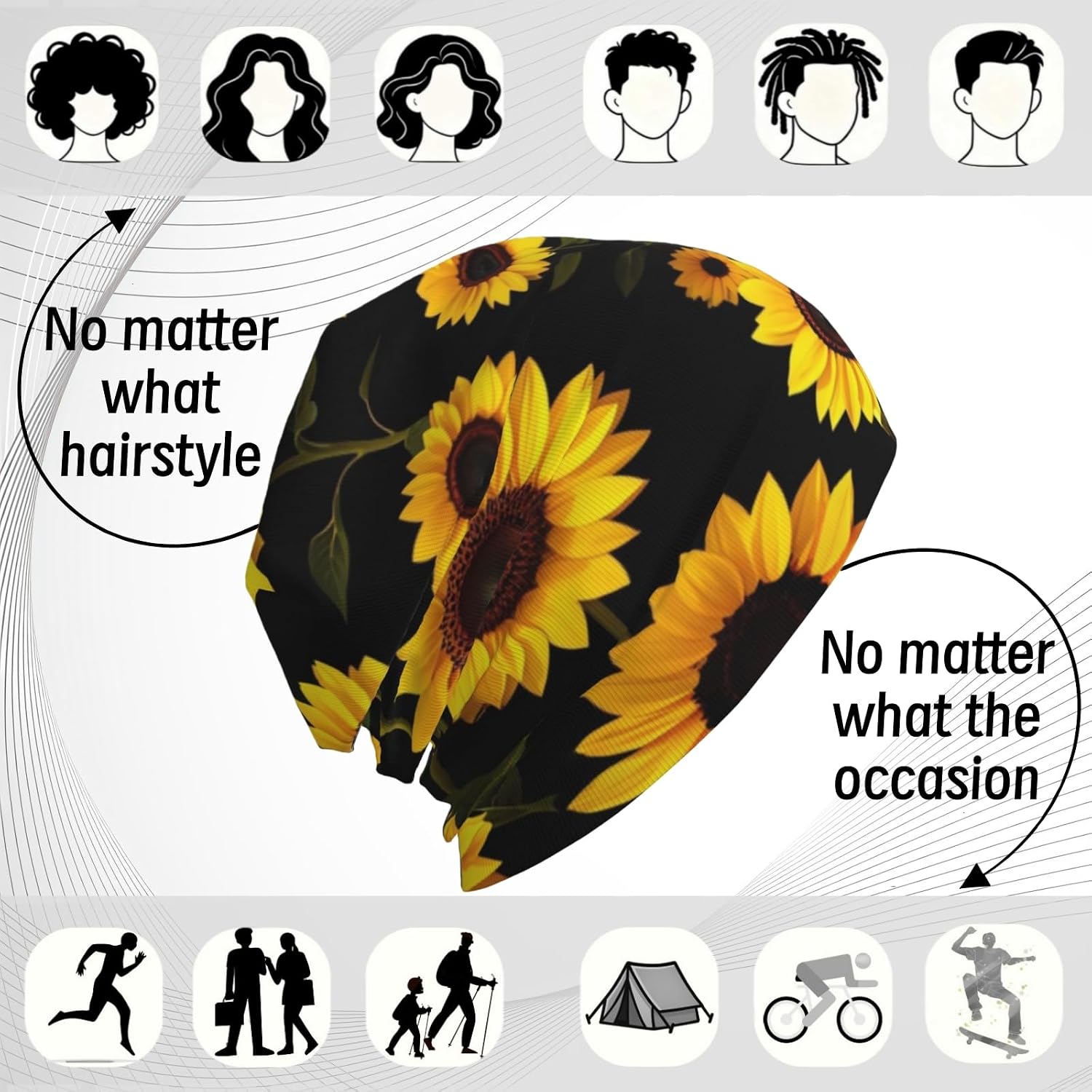 Unisex Stretch Knit Beanie Hat image 4