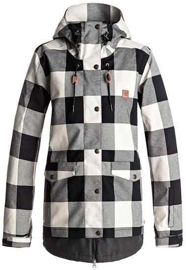 checkered snowboard jacket