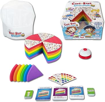 Cake-N-Bake Challenge Color Stack Challenge Game by Eggmazing, Kids 4+