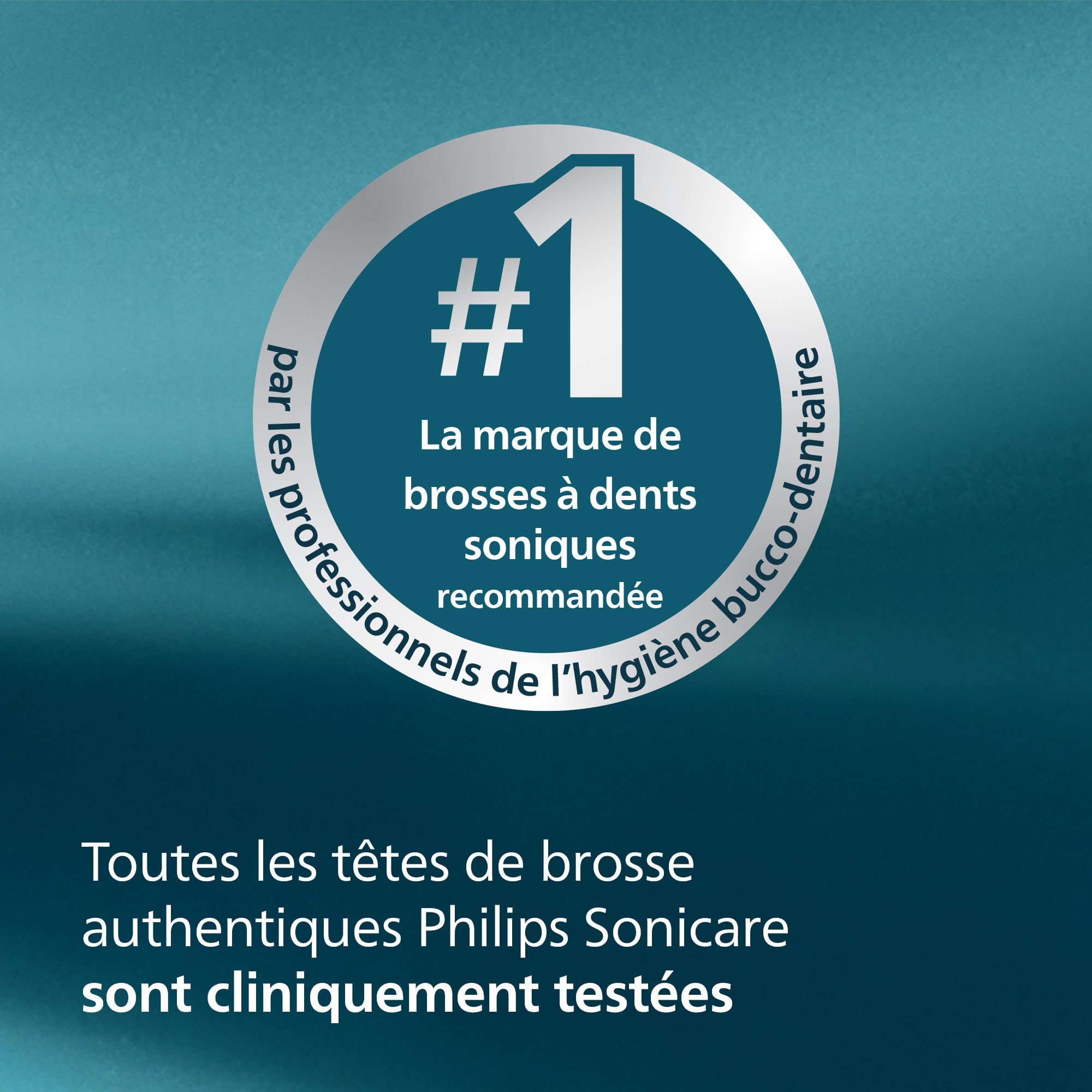 Philips Sonicare W2 Optimal - têtes de brosse à dents de rechange d'origine, blanc, lot de 2, HX6062/87 - 5