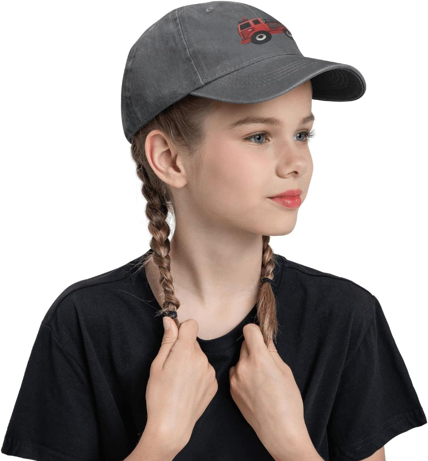 Kids Adjustable Baseball Cap Plain Hat Cotton Sun Sports Denim Hats Toddler Casquette Caps for Boys Girls Youth 4-12 Years