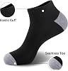 eallco 10 Pares Calcetines Tobilleros para Hombre, de Corte Bajo, Deportivos, Transpirables, Acolchados 4