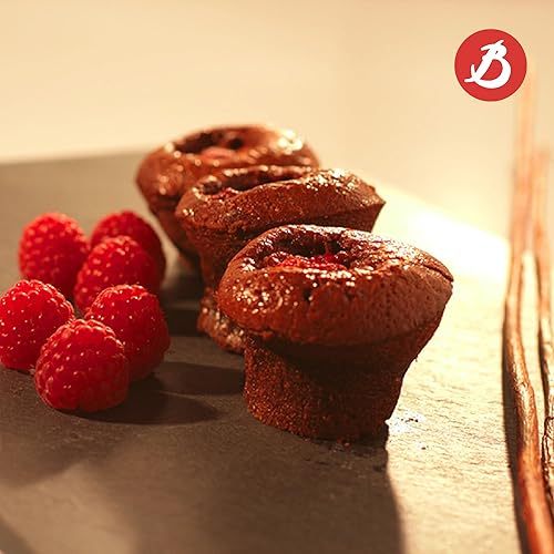 Miniatura 4 de De Buyer ELASTOMOULE Molde de silicona para mini-muffins, crea 9 muffins, fácil de usar y limpiar, apto para lavavajillas