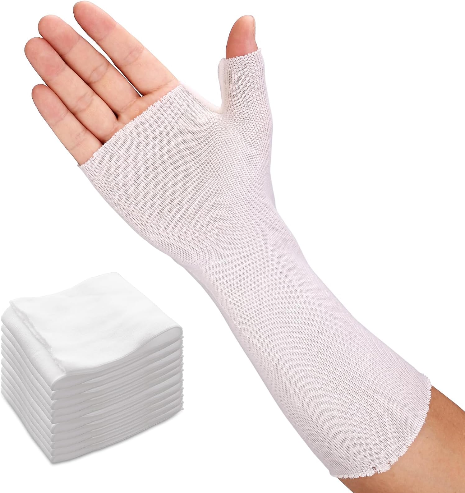 VelpeauVelpeau Wrist Supports, For Wrists, Thin, Breathable, Cotton Gauze, Thumb Support, Low Pressure Type, Fixed, Compression, Plaster, Arm Sling, Support Equipment Inner Pad, Housework, Baseball, Tennis