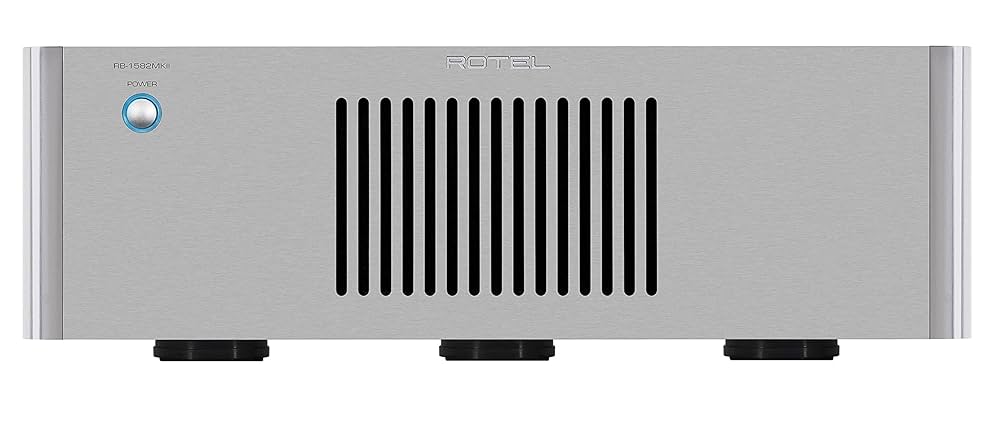 ROTEL RB-1582MKII パワーアンプ シルバー Rotel RB-1582 MkII 2 ch Power Amplifier (Silver) : Amazon.ca
