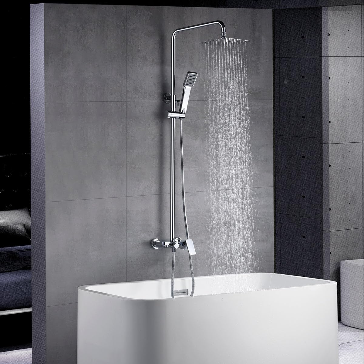 IMEX BDL007-B LIVERPOOL Grifo Monomando Conjunto de Bañera Telescópico