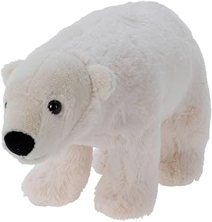 WELL HOME - Adorable Peluche diseño Oso Polar de 30cm color blanco.