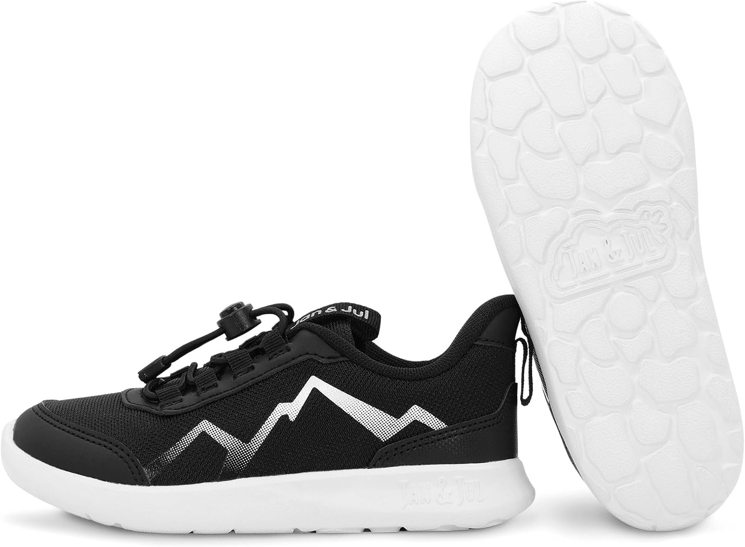 JAN & JUL Sneakers with No-Tie Laces, Easy-On Shoes for Kids and Youth