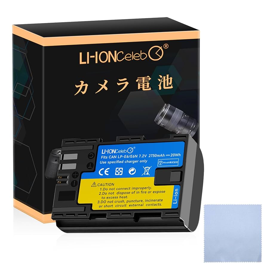 Amazon | 【Li-ion Celeb】Canon EOS 80D 互換対応機種カメラ