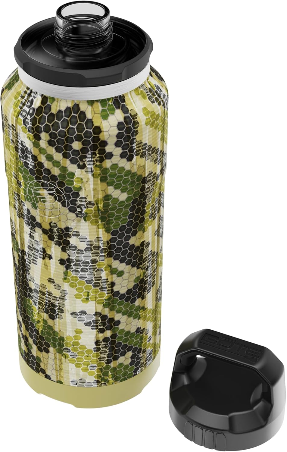 BOTE MagnePod Drinkware MagneBottle includes Screw on Cap with Grab Handle Bottle Magnetically attaches to Compatible SUPs Kayaks Floats Hangouts 36 oz Multiple Colors