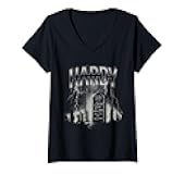 Womens Official Hardy Here Lies Country Music V-Neck T-Shirt
