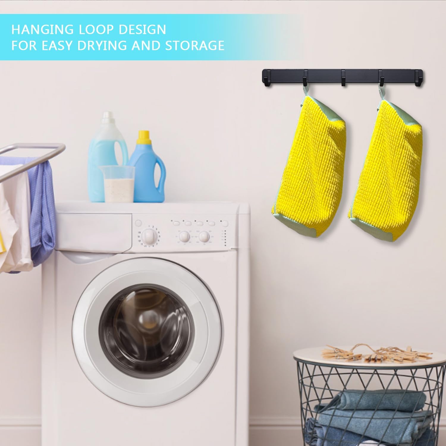 Shoe Washing Machine Bag, Reusable Laundry Shoe Bag for Washer and Dryer, Shoe Washing Bag for All Shoes Types (2pc Yellow)