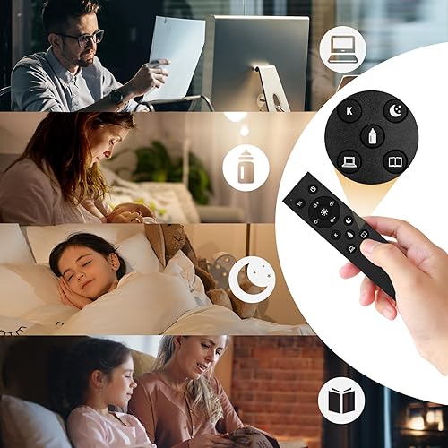 Miniatura 7 de Lámparas de pie de arco de bronce para sala de estar regulables Lámpara de arco LED de 9 W mejorada con 4 temperaturas de color, lámpara de pie