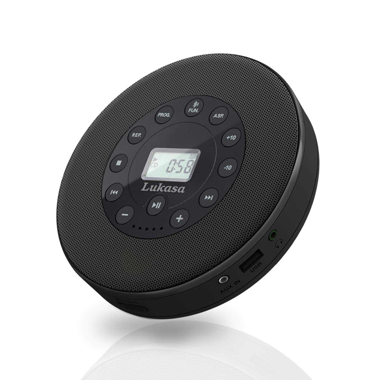 Buy Lukasa Portable Bluetooth CD Player Builtin Speaker Stereo